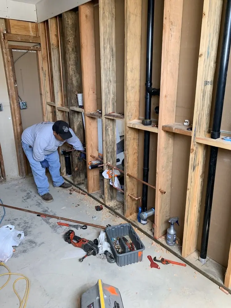 Commercial rough-in plumbing for Water Heater Replacement in Cassadaga